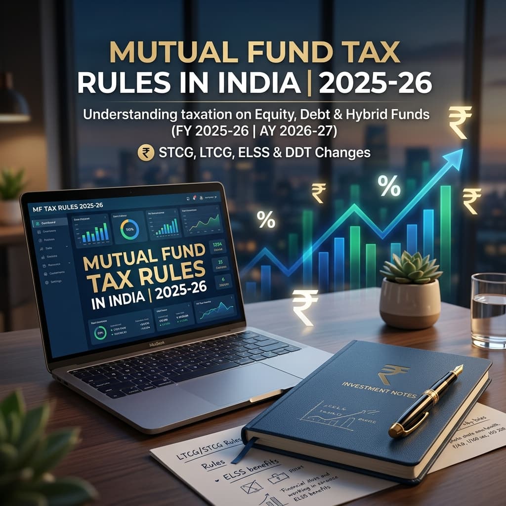 Mutual Fund Tax Rules in India for FY 2025–26: Complete Guide
